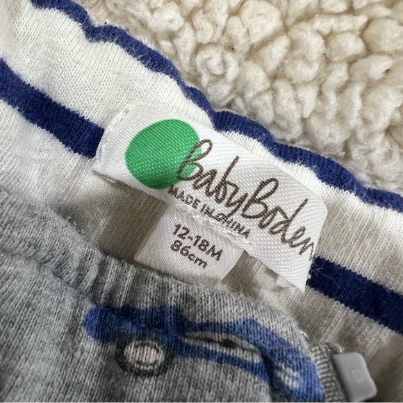 Baby Boden All In One Cozy Rainbow Racecar Play Winter Bunting Snowsuit 12/18M - Picture 2 of 10